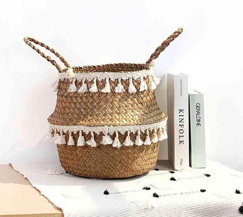 Handmade Bamboo  Foldable Storage Baskets
