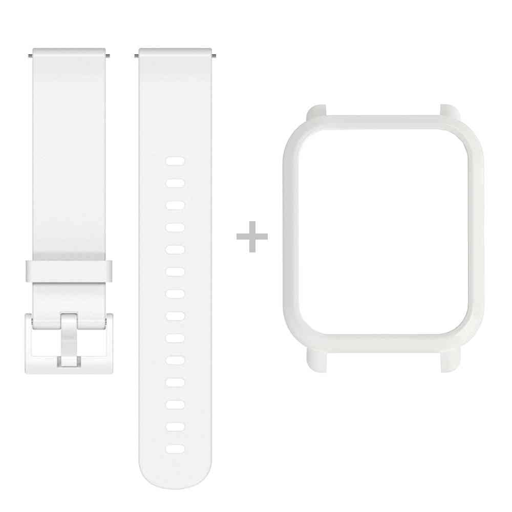 Amazfit Bip Strap Amazfit Gts Case Smart Wristbands Wrist Bracelet Protector Cover Set A