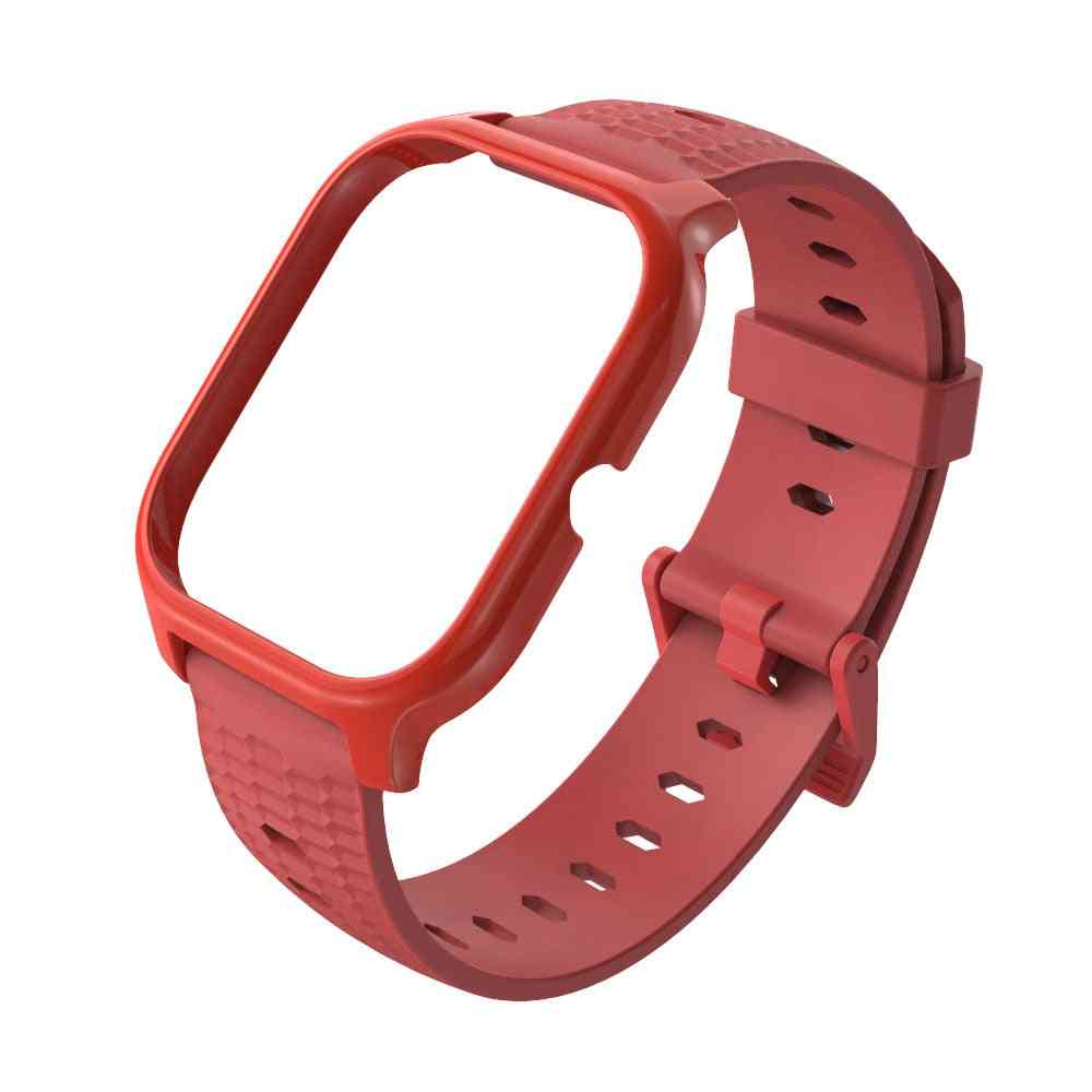 Amazfit Bip Strap Amazfit Gts Case Smart Wristbands Wrist Bracelet Protector Cover Set A