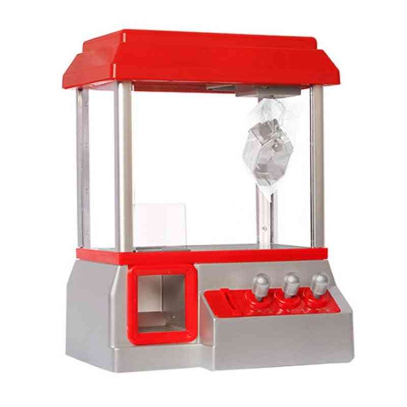 Vending Music Candy Grabber Claw Machine Toy-doll Miniature